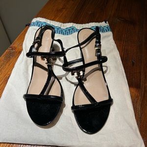 LIKE NEW!!!!  Patten leather Tory Burch heels